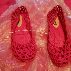 Fuschia Jelly Shoes. Size 5. 🆕
