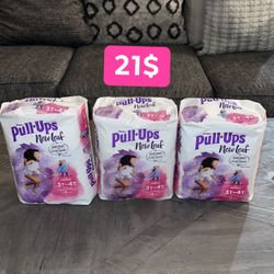 Pull Ups New Leaf Size 3T-4T 