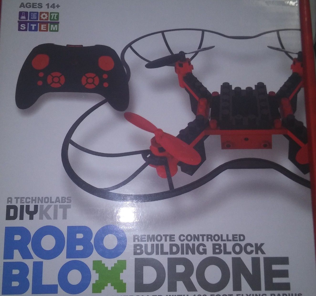 DIY kit roboblox remote control building block drone