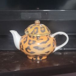 Ceramic Animal Print Tea Pot