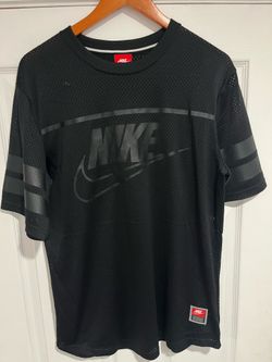 Nike jersey black mesh