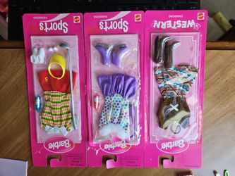 1998 Barbie Fashion Accessory Lot – Western & Sports Sets