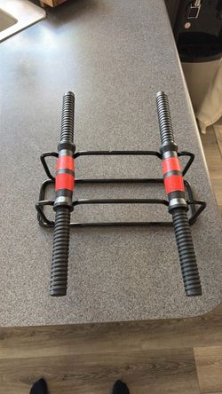 Dumbbell stand and handles