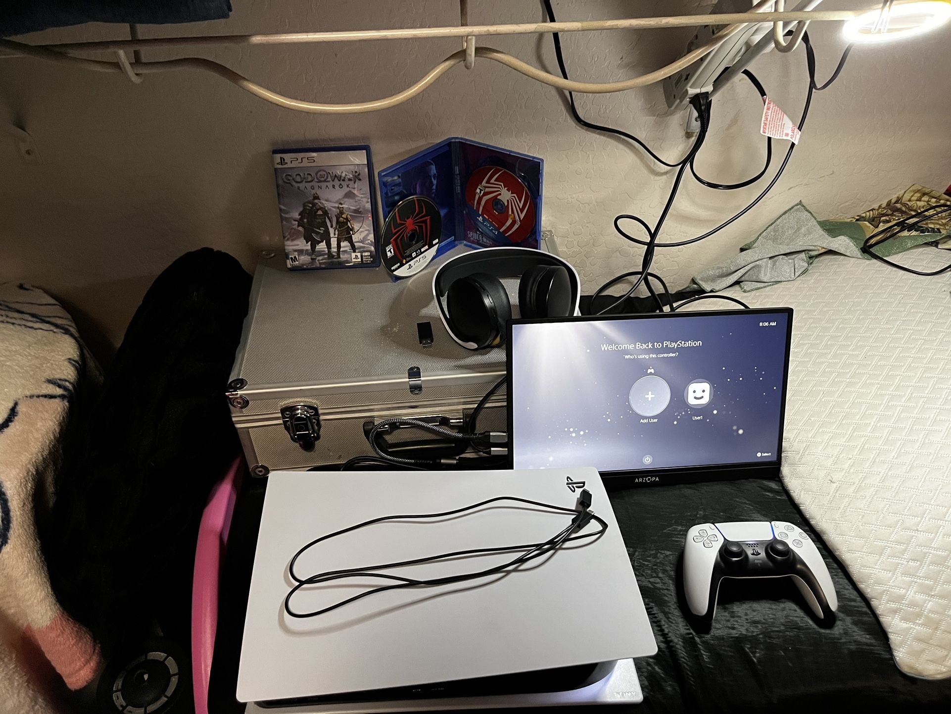 Ps5 Disk/ Controller And Headset Bundle