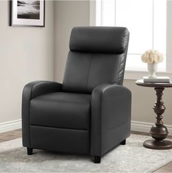 Black Reclining Massage Chair