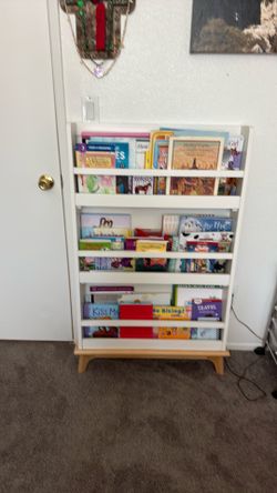 White West Elm Kids Bookcase