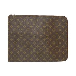 Louis Vuitton Authentic Monogram Poche Documents M53400 Clutch bag 11581