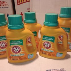 5 New Detergent 36.5oz Each 