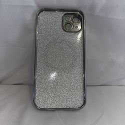 iPhone 14 Plus Magnetic Glitter Case, Luxury Plating Cute Bling Clear Phone Case