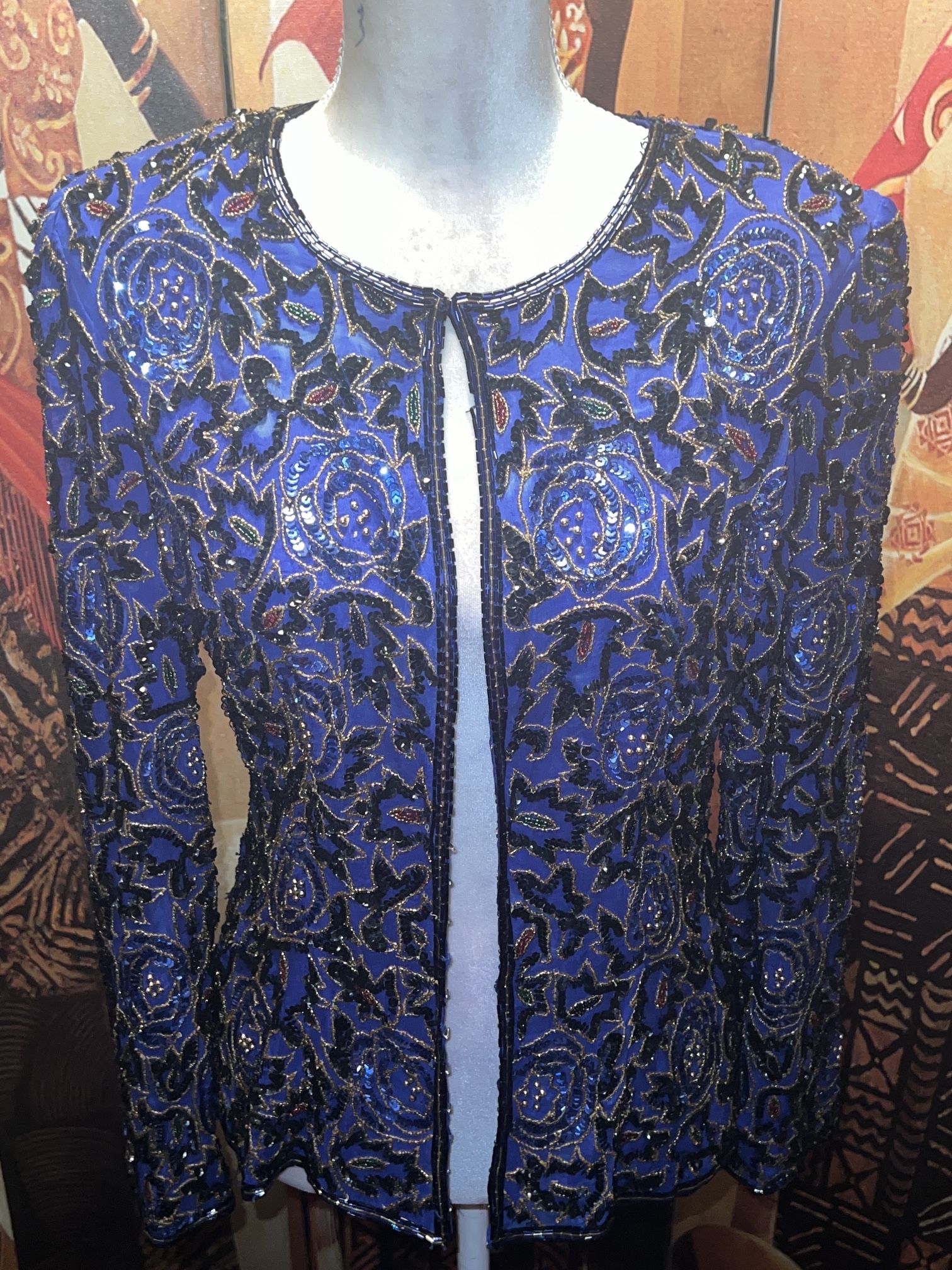 Blue Sequin jacket