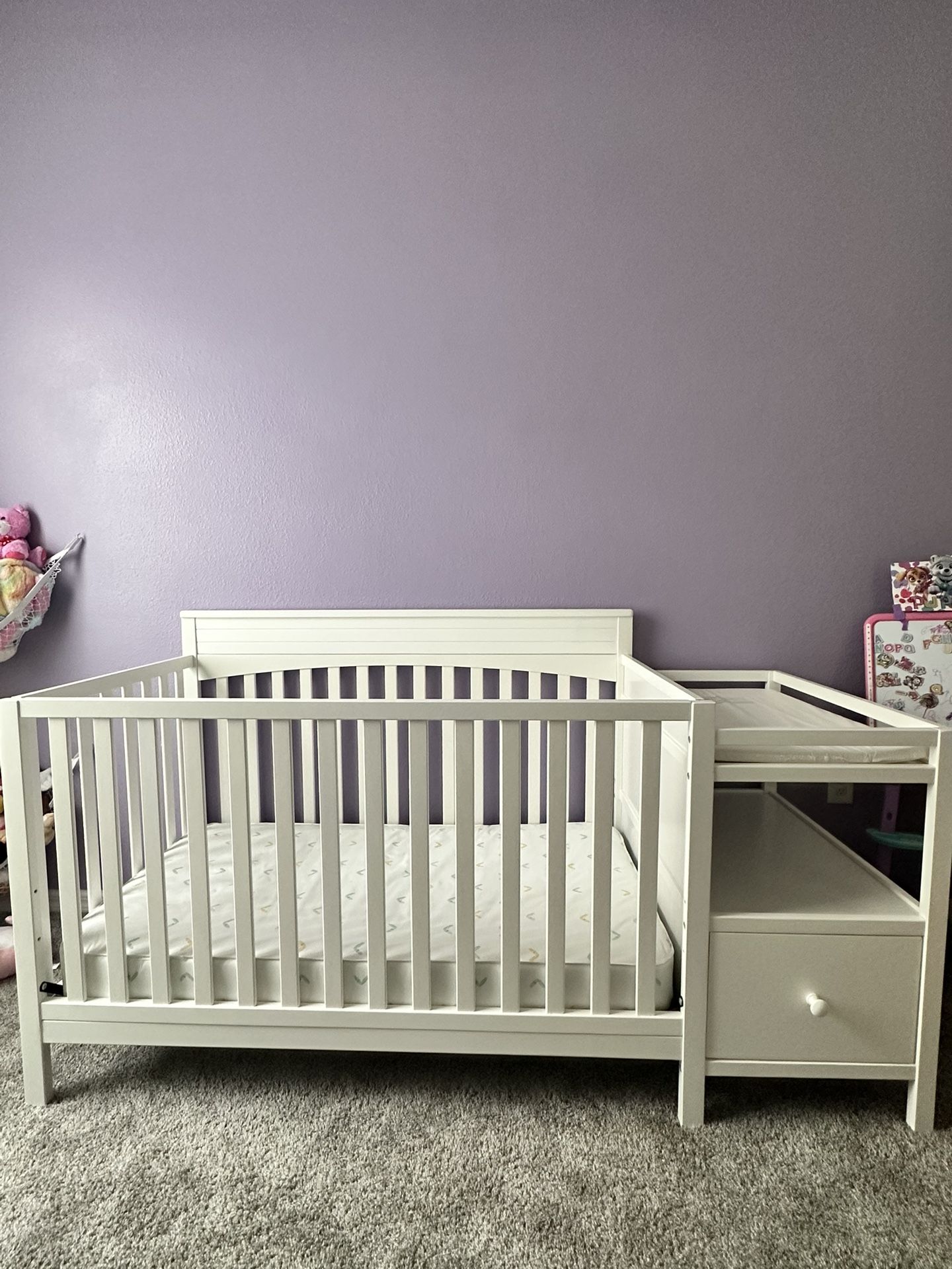 Crib With Changing Table Like New $125