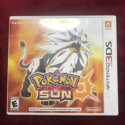  Pokémon Sun - Nintendo 3DS Game