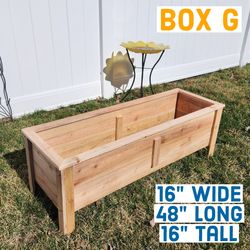 Handmade Cedar Planter