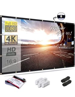 120" Projector Screen 16:9 Foldable