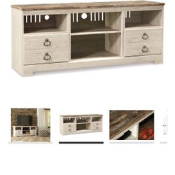 Ashley Furniture Tv Stand With Fireplace Option 