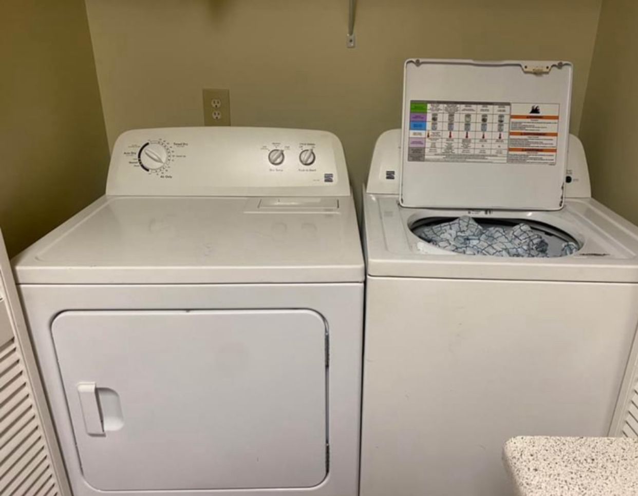 Kenmore Washer Dryer Set