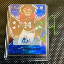 Signed Antonio Gibson Rookie Card Washington Commanders