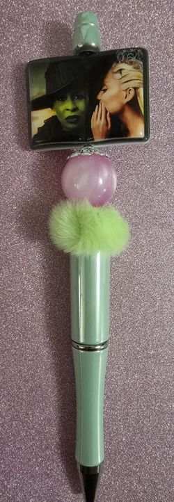 Wicked Elphaba And Glinda Beaded Pen