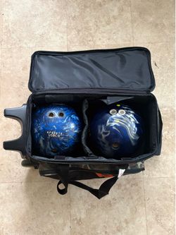 Bowling bag and bowling ball balls