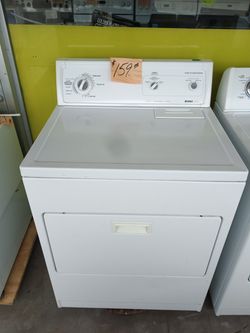 Kenmore Dryer white heavy duty super size excellent . Warranty . Delivery available . 2203 Fowler st. Ft. Myers 33901