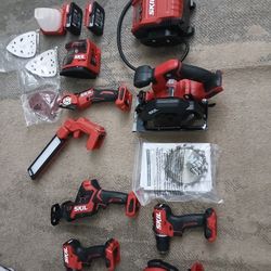 Brand New 10 Tool 2 Battery Skil Power Tool Kit