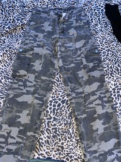 Wide Leg Army Pants Size 2-3-4 In Women