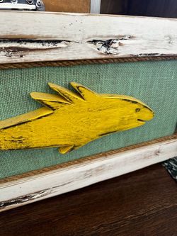 Hand carved Fish Picture
