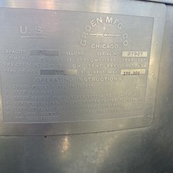 60 Gallon Steel Kettles