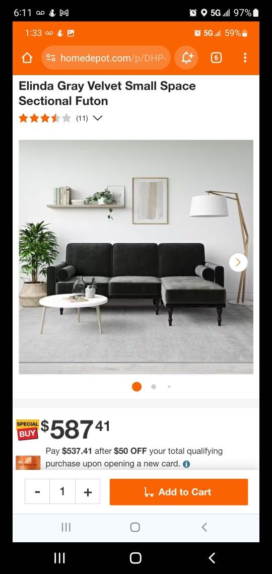 Sectional couch