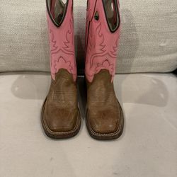 Leather Cowgirl Boots - 12.5