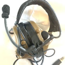 military peltor tactical headset with case 