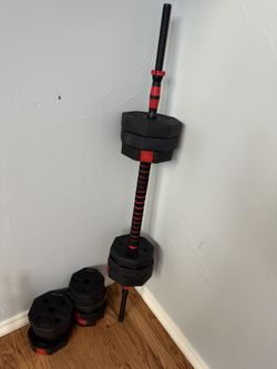Adjustable Home Barbell Set