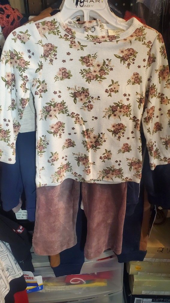 NEW Baby Girl Tahari 2pcs Outfit Sizes 12m 18m 24m