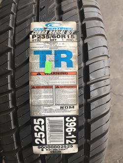 235/60/15 brand new tire cooper for sale