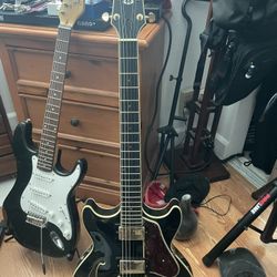 Semihollow body electric guitar Ibanez