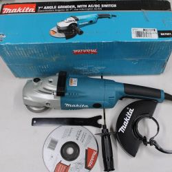     7" ANGLE GRINDER, WITH AC/DC SWITCH              Esmeriladora Angular de 7", con interruptor AC/DC