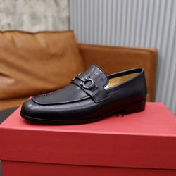 Ferragamo Men’s Leather Shoes With Box New 