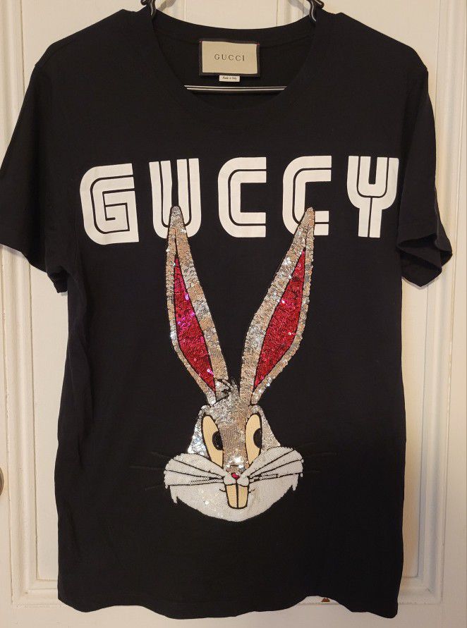 Gucci Sequin Bugs Bunny T Shirt SZ Xs