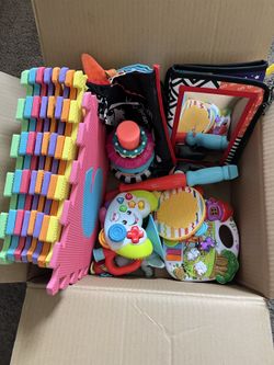 Toddler toys box for $15