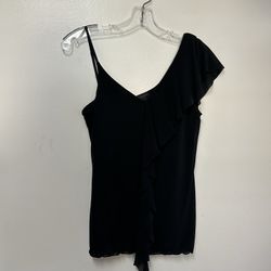 Woman’s THE LIMITED 100% Nylon Black Pullover, Stretch Top… Size Medium