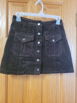 Forever 21 brown Couderoy Skirt. Size XS