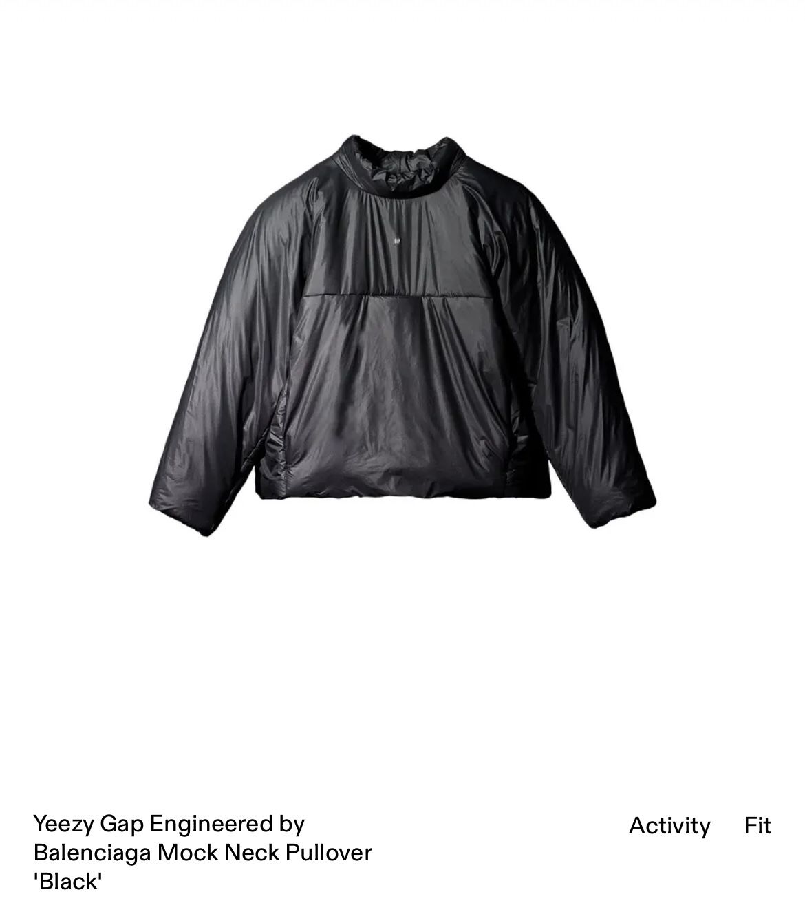 Yeezy Gap Pullover Bomber Jacket