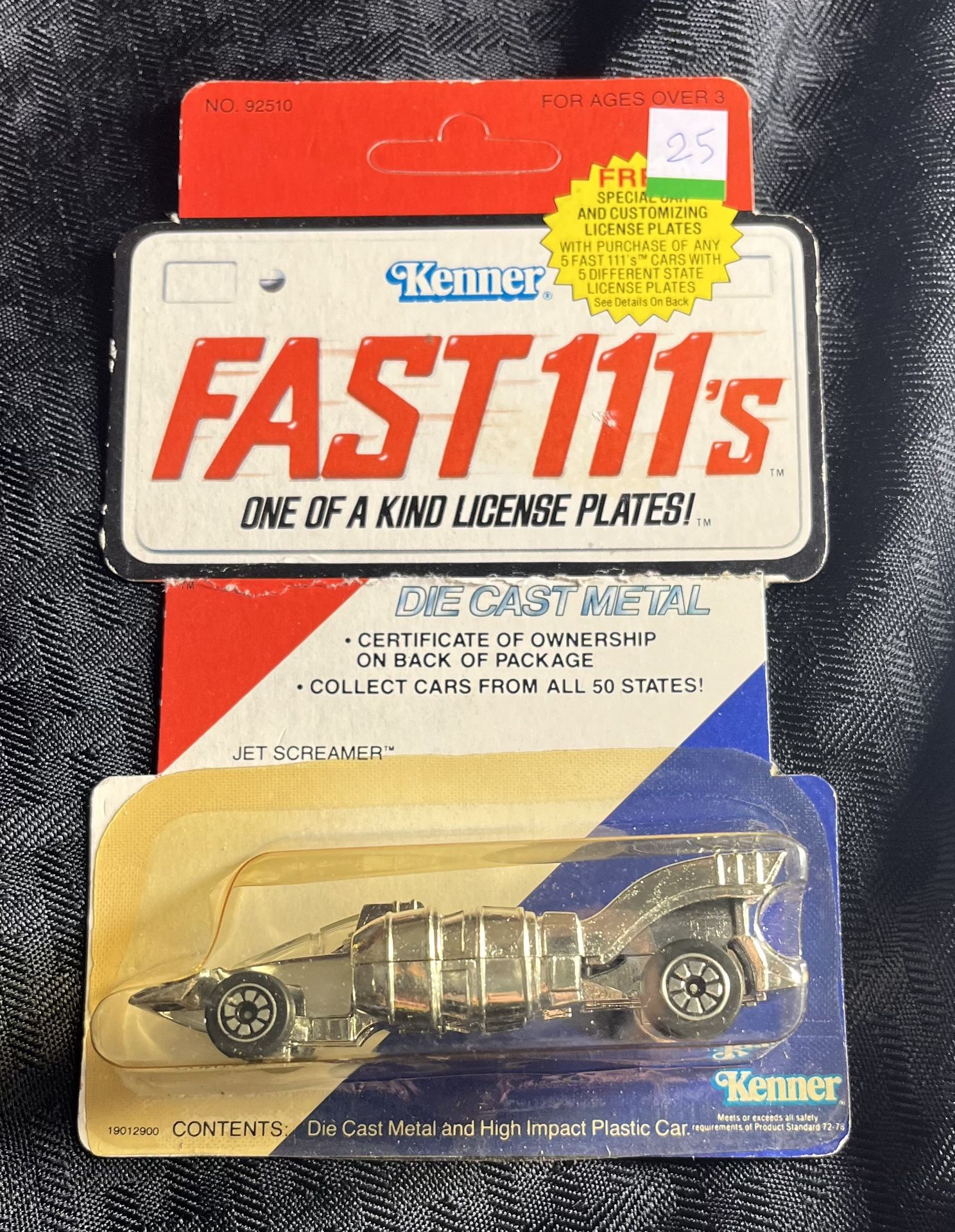 SEALED - 1981 Kenner Fast 111’s Jet Screamer Car Diecast 1/64