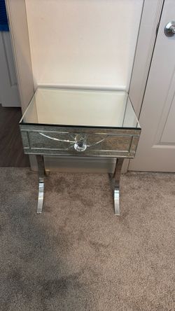 Glass Night Stand