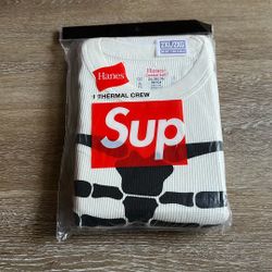 Supreme Hanes FW25 Bones Thermal XXL In Hand 