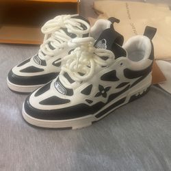 Black And White LV Skates 