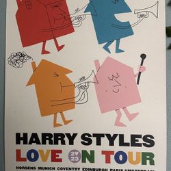 Harry Styles 2023 Love On Tour Poster