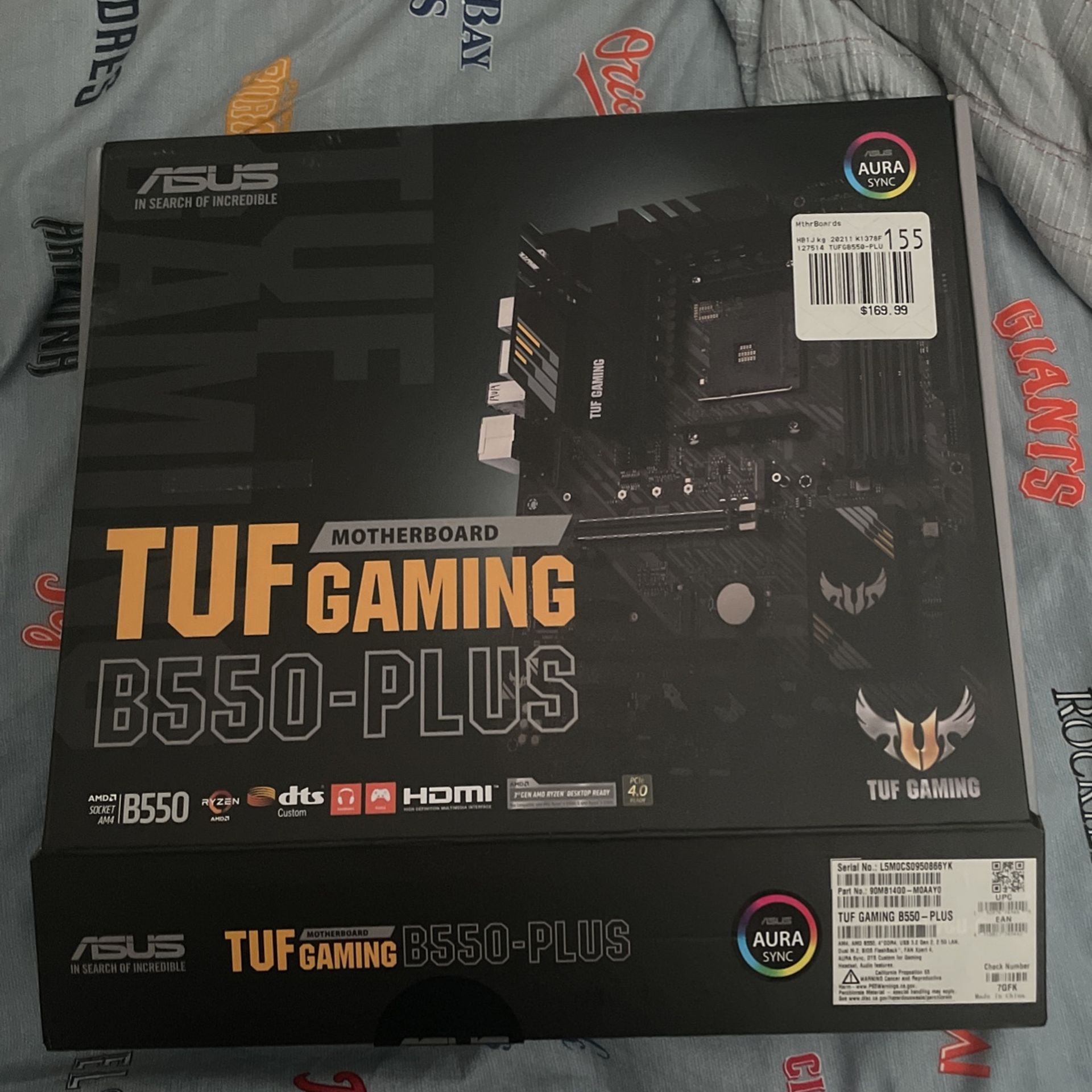 Tuf gaming b550 plus motherboard