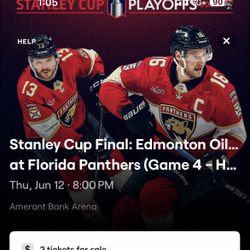 STANLEY CUP FINAL GAME 4