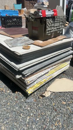 Ceiling tile and hardy backer Moving sale